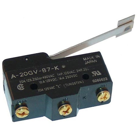 Dynamic Cooking Systems Door Switch 1" Oc Holes No, Nc 16054